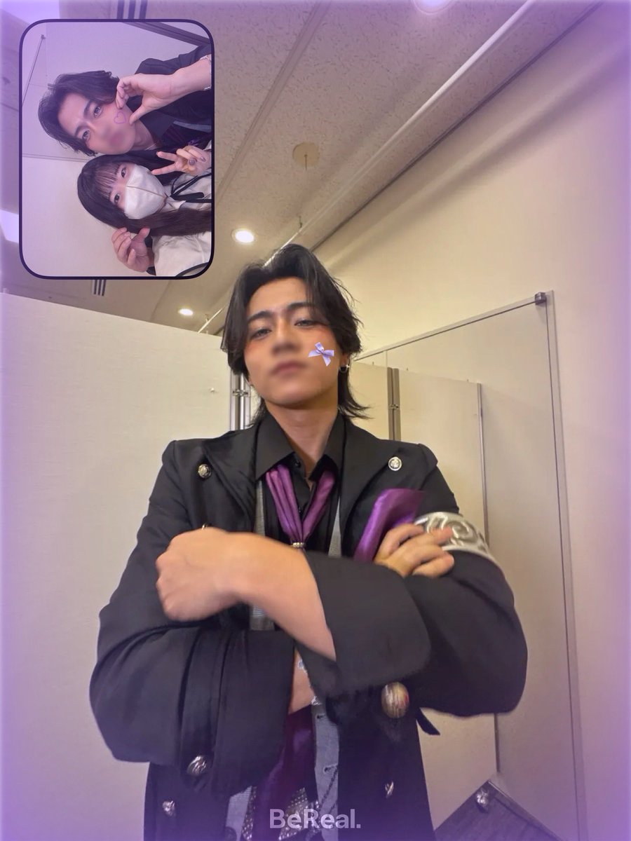naoyuki07090's tweet photo. 「2026.9.27 無限・握手撮影会」

初5分幸せすぎた🥺💜
「なおくーん！」って出迎えたら「かわいい」って言ってくれて、薄くした前髪にも気づいて「いいね」って言ってくれたの嬉しかった🥺💞

念願のBeRealも一緒に撮れて嬉しかった☺️💜
5分があっというまでいっぱい話せて楽しかった🥺💗

大好き🫶🏻💜 https://t.co/TAui69RMAr
