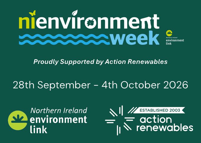 EnvironmentNI's tweet photo. #NIEnvironmentWeek continues! Thank you to everyone who has taken part so far!

There are still some events to attend! Check out our events calendar for more info: https://t.co/bMSvzRSnR4

NI Environment Week 2026 is sponsored by @Act_Renewables https://t.co/WaadQXdV2t