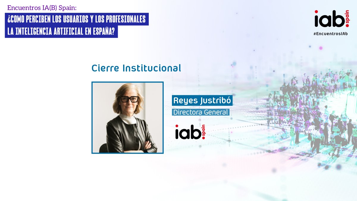 IAB_Spain's tweet photo. Después, la mesa “La IA desde la perspectiva de los anunciantes” reunirá a Reyes Justribó, Álvaro Borrachero, Beatriz Medina, Enrique de Porres y Nuria Gimenez.

🗓️ 6 oct. | 🕙 10:00–11:30 h

📍 IAB Spain, Castellana 113 + 💻 streaming

https://t.co/g4itKutwdt https://t.co/pyEbHENOeU