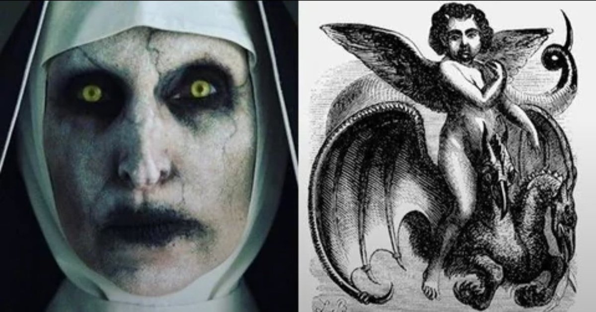 _dave_mccoy's tweet photo. Something about the way The Conjuring fandom talks about Valak has always bothered me. Valak and Valac share a name and a connection to serpents, but beyond that, their descriptions, abilities and even appearances are completely different.

So why did we start treating “Valak, the Great President of Hell” as established canon when that title actually belongs to Valac in the Ars Goetia? The movies never call Valak the President of Hell, and borrowing a demon's name doesn't automatically mean you're using the same character. It feels like the fandom quietly turned inspiration into canon.