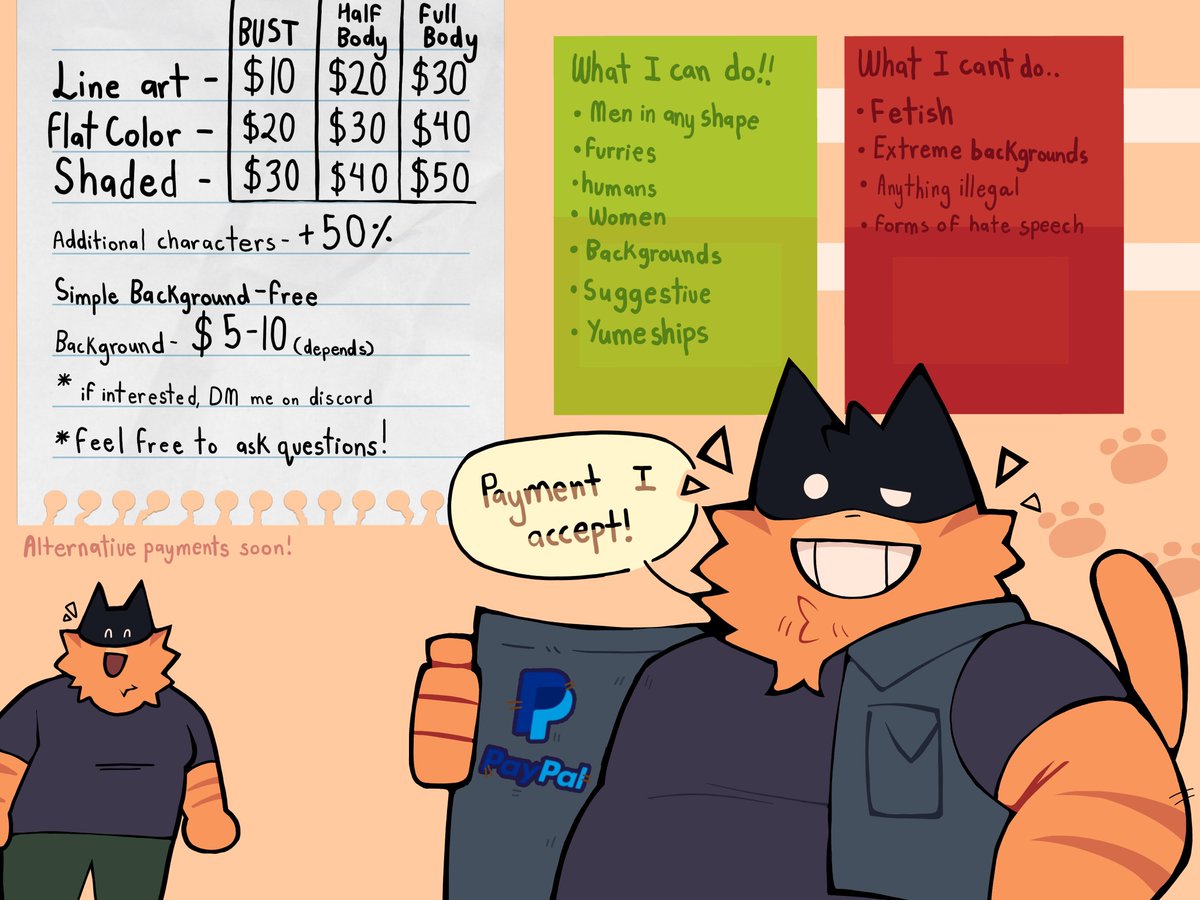 Anvil_April's tweet photo. Opening comms again!!!^^
Showing you guys my comms i did last month to promote this more, im taking 5 slots :3 help support me please🥺❤️❤️❤️ https://t.co/QJuIwZvaVv
