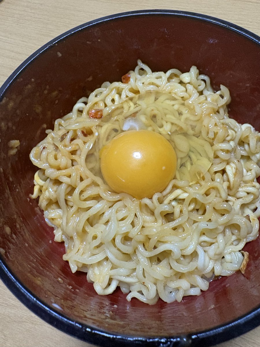 Nicole_witch's tweet photo. 辛ラーメンのまぜそばアレンジすっごく美味しかったわ💕 https://t.co/mpfQtDqxuB