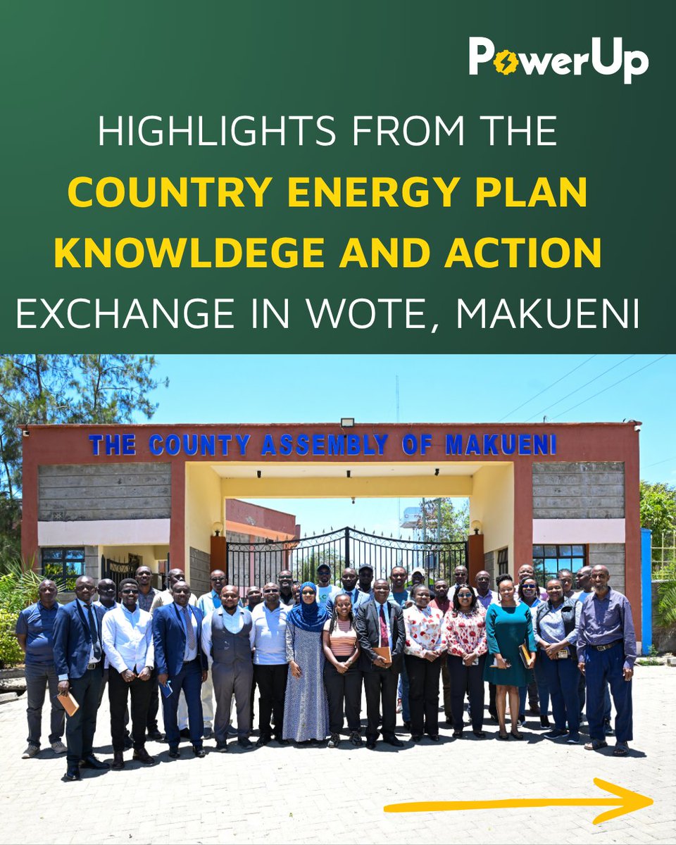 PowerUpEveryone's tweet photo. We had a successful CEP Knowledge &amp; Action Exchange in Makueni, bringing together county leaders and partners for two days of learning and action. From WRI, Practical Action and Strathmore to county experiences, here are the highlights. 👇 https://t.co/SBWtShQLvT