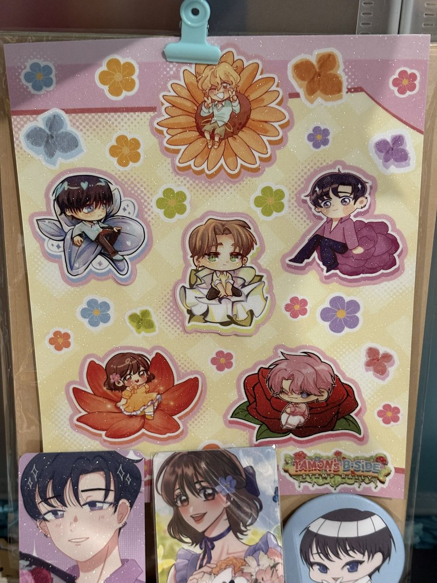 KahonBear's tweet photo. Here are they are irl SHJDJS they’re so cute 🫶🥹. The Tamon’s B-side Blooming Spring Stamp Rally is now in full swing 🌸 #tamonsbside #cosmania2026 https://t.co/nDFBCzs1lx