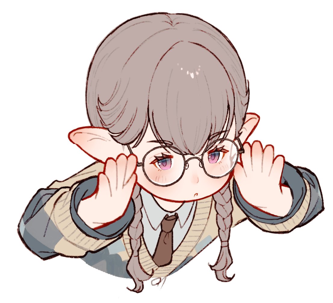 nia_mindy's tweet photo. 昨日は眼鏡の日だったみたいだから急いでらくがき
#FF14イラスト #FF14art https://t.co/ldMxAOGrml