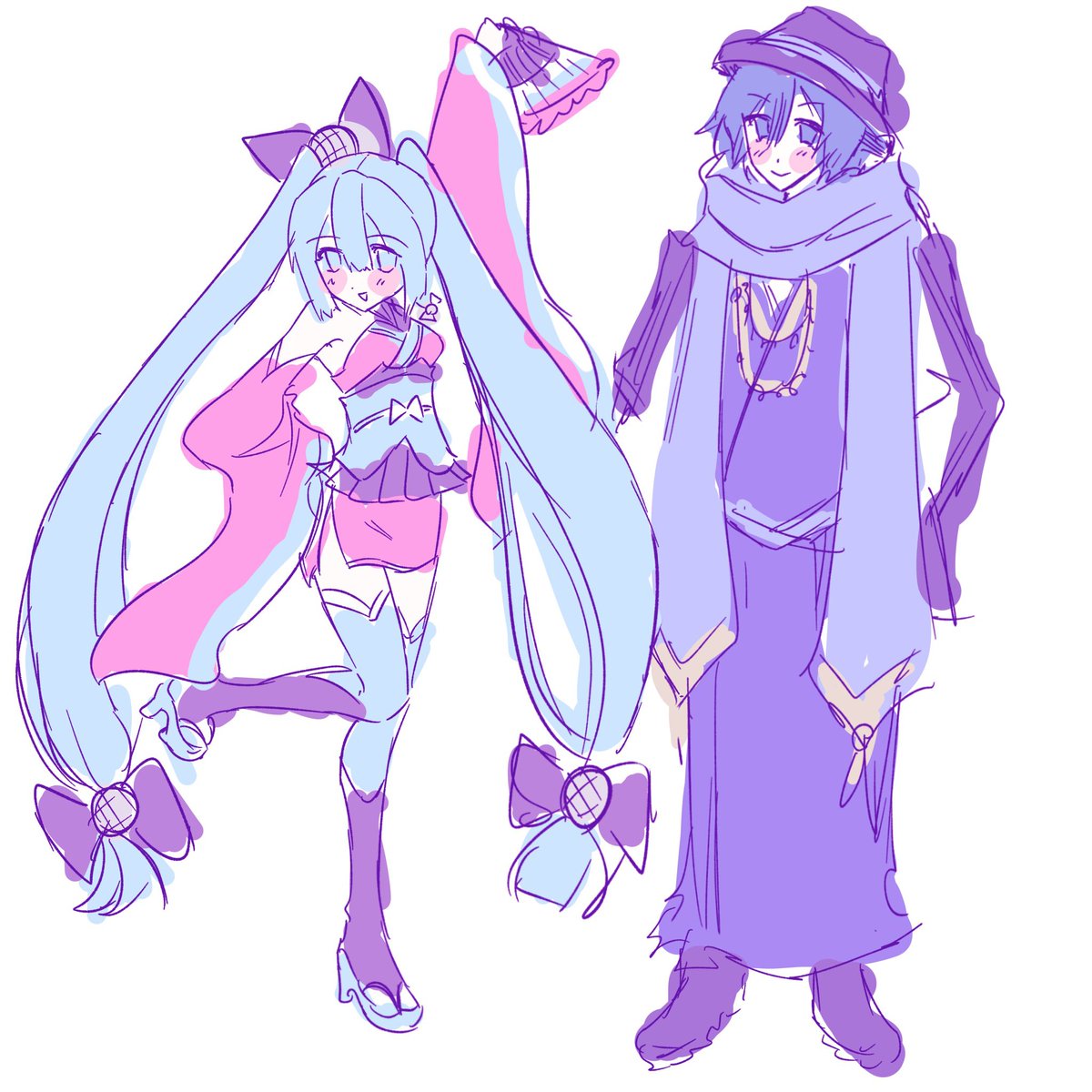 VOCAHEAVEN's tweet photo. #初音ミク #KAITO https://t.co/37w5vhbBJG