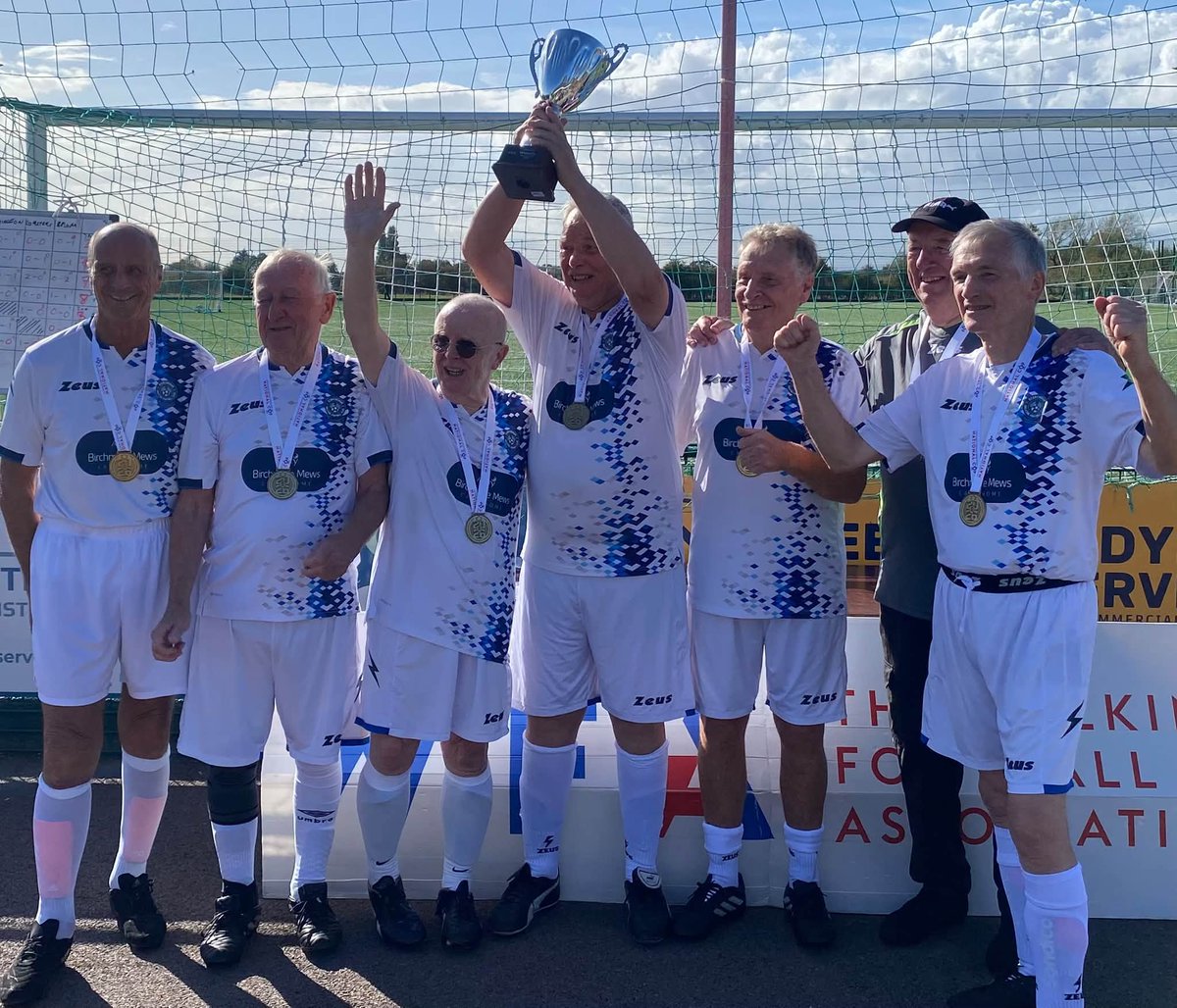 SolihullCentre's tweet photo. Congratulations to our BWFC +75s National Cup Winners 2026! @thewfauk #over75 #walkingfootball #nationalcup #proudmoment https://t.co/0GYBFivLkj