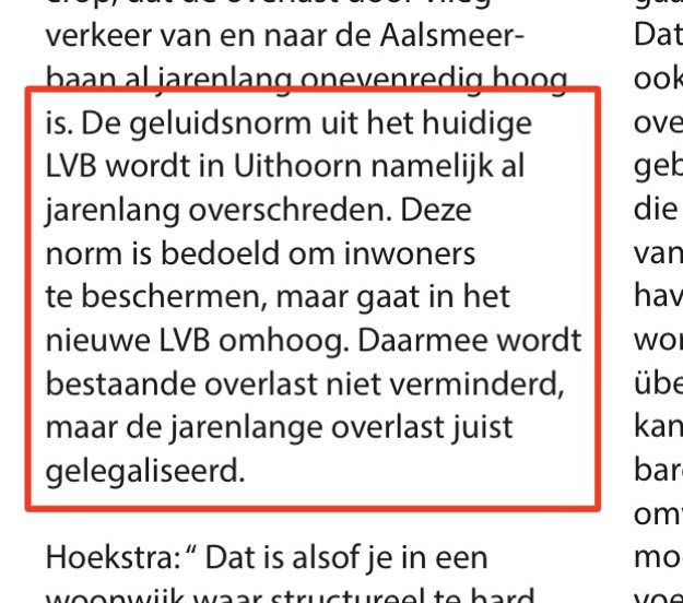JacquelineAvun's tweet photo. ‘… bestaande overlast wordt niet verminderd, maar de jarenlange overlast juist gelegaliseerd, alsof je in een woonwijk waar structureel te hard wordt gereden de maximumsnelheid verhoogt’

#schiphol #uithoorn @MinIenW @MinisterIenW @IenWTweedeKamer @2eKamertweets @EersteKamer https://t.co/2uybpf5LpS