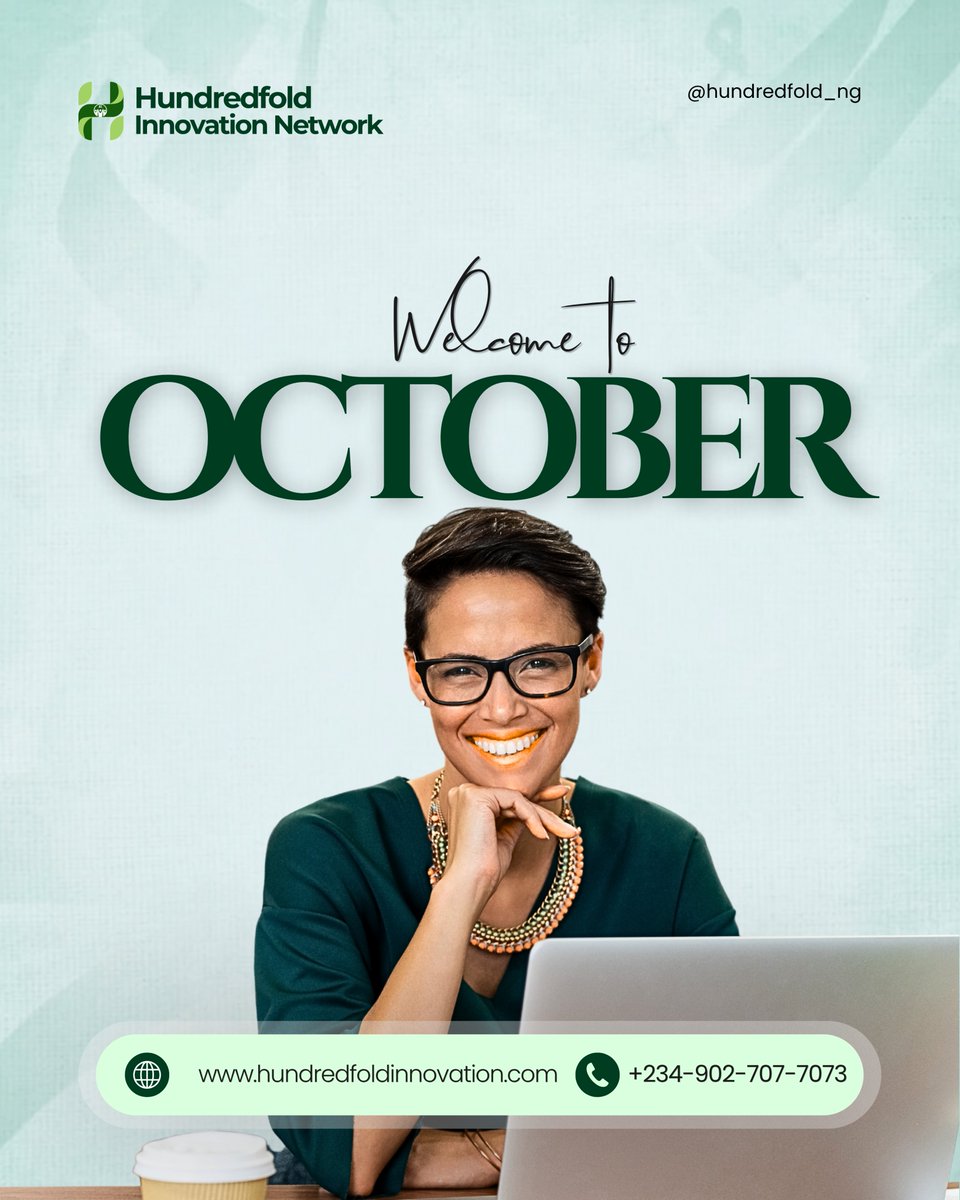 Hundredfold_ng's tweet photo. May this month bring you blessings from the LORD, Enjoy Abundance and Peace on all Sides.
Happy New Month!
— Hundredfold Innovation Network Ltd https://t.co/pZLK71uqQ3