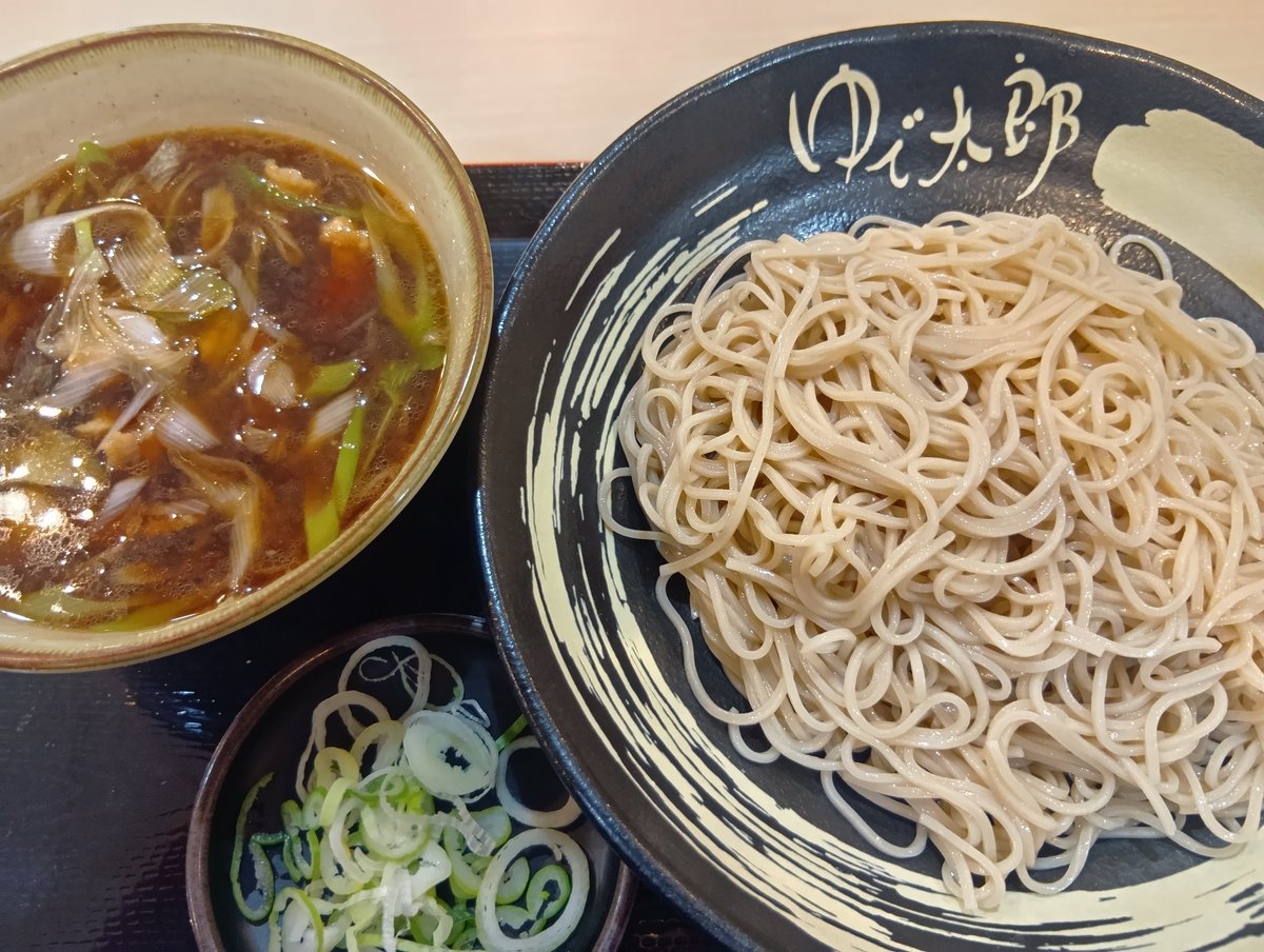 sugiirono's tweet photo. 夕飯　鴨せいろ
肉が大きくて美味しい https://t.co/8cO1Ky3tgZ