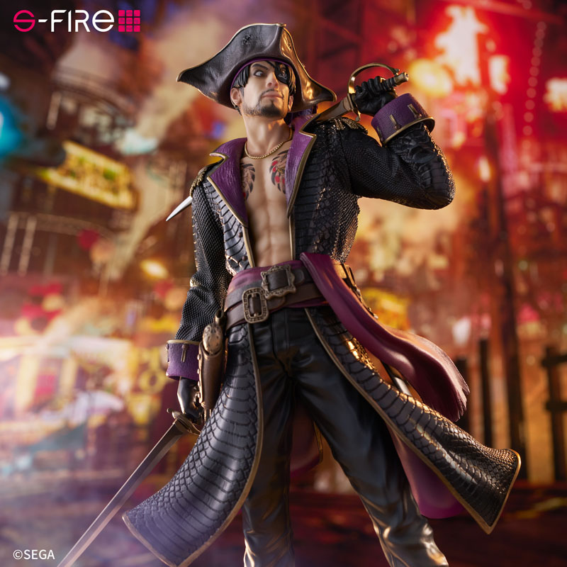 Nin_Nin_Game's tweet photo. Majima sets sail in style! 🏴‍☠️

From Like A Dragon: Pirate Yakuza In Hawaii, Goro Majima joins SEGA’s premium S-Fire line as a 1/7 scale figure, featuring his iconic pirate outfit.
Order now 👉 https://t.co/yjsjoPsQ1Y

#LikeADragon #GoroMajima #PirateYakuzaInHawaii #SFire #SEGA #AnimeFigures