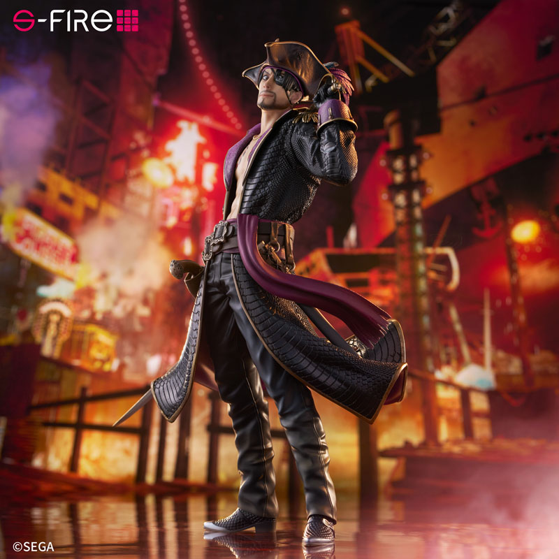 Nin_Nin_Game's tweet photo. Majima sets sail in style! 🏴‍☠️

From Like A Dragon: Pirate Yakuza In Hawaii, Goro Majima joins SEGA’s premium S-Fire line as a 1/7 scale figure, featuring his iconic pirate outfit.
Order now 👉 https://t.co/yjsjoPsQ1Y

#LikeADragon #GoroMajima #PirateYakuzaInHawaii #SFire #SEGA #AnimeFigures