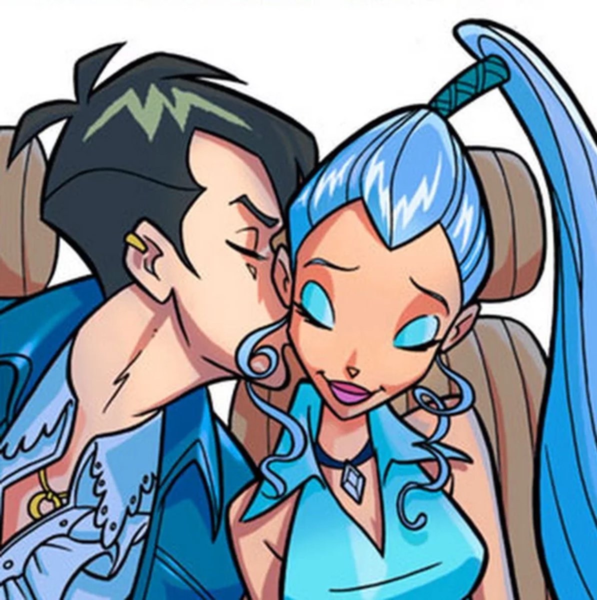 thebloomix's tweet photo. The Winx comics are so interesting because anything can happen in them. Diaspro teaming up with Bloom, Helia breaking up with Flora, and even Icy getting a boyfriend. I'd like to see these storylines adapted. https://t.co/Qh3qH9QlOG