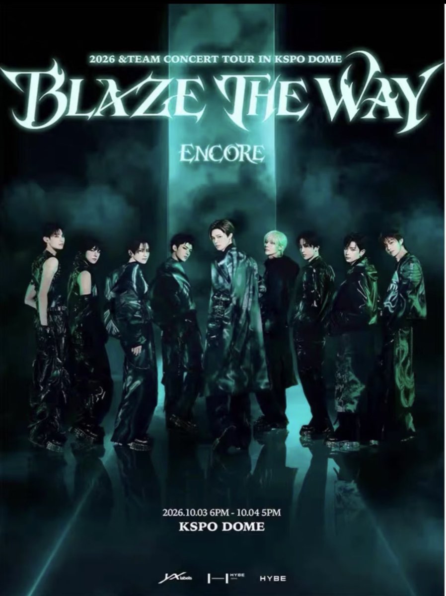naokoh07a's tweet photo. &amp;TEAM CONCERT TOUR ‘BLAZE THE WAY’ ENCORE in Seoul KSPO DOME

&amp;team andteam エンティーム 韓国ソウルエンコール コンサート チケット代行 譲渡

MG席 SC VIP 10月3日 4日

F1 F2 F3 F4 F5 F6

#andTEAM #エンティーム #앤팀
#ASIATOUR_BLAZETHEWAY
#BLAZETHEWAY_ENCORE
#BLAZETHEWAY_KSPODOME https://t.co/ARQ1iZLifD