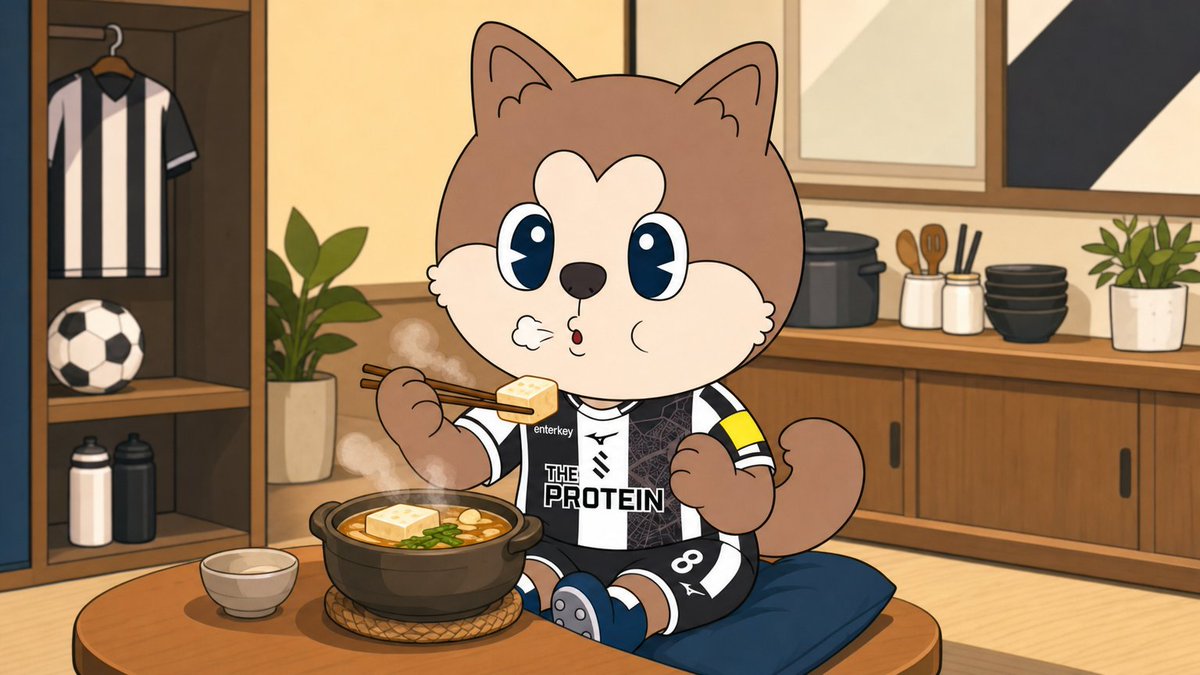 shibit428's tweet photo. きょうは豆腐の日なんだって🍲

とう(10)ふ(2)だって、うまいこと言うな〜

ぼくはあったかいおとうふが好きだよ〜😋

#SHIBUYACITYFC #豆腐の日 https://t.co/iBgXJSm4OD