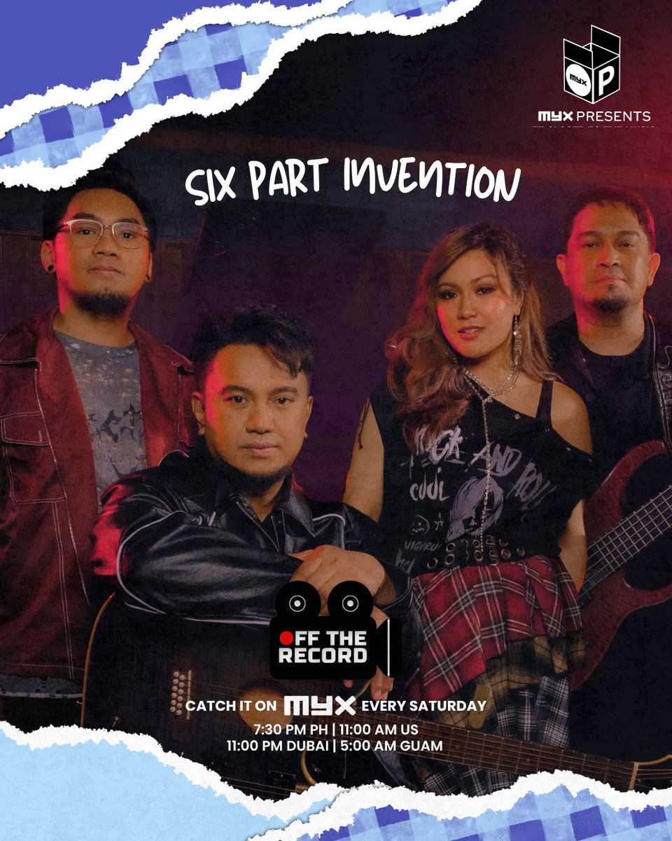 myxglobal's tweet photo. Step behind the scenes with Kolette, Prince Keino, and Six Part Invention on Off the Record!

Watch #MYXPresents on Saturdays at 7:30PM PHT on MYX 📺   

#MYX #OffTheRecord https://t.co/L9Pa0pwgja