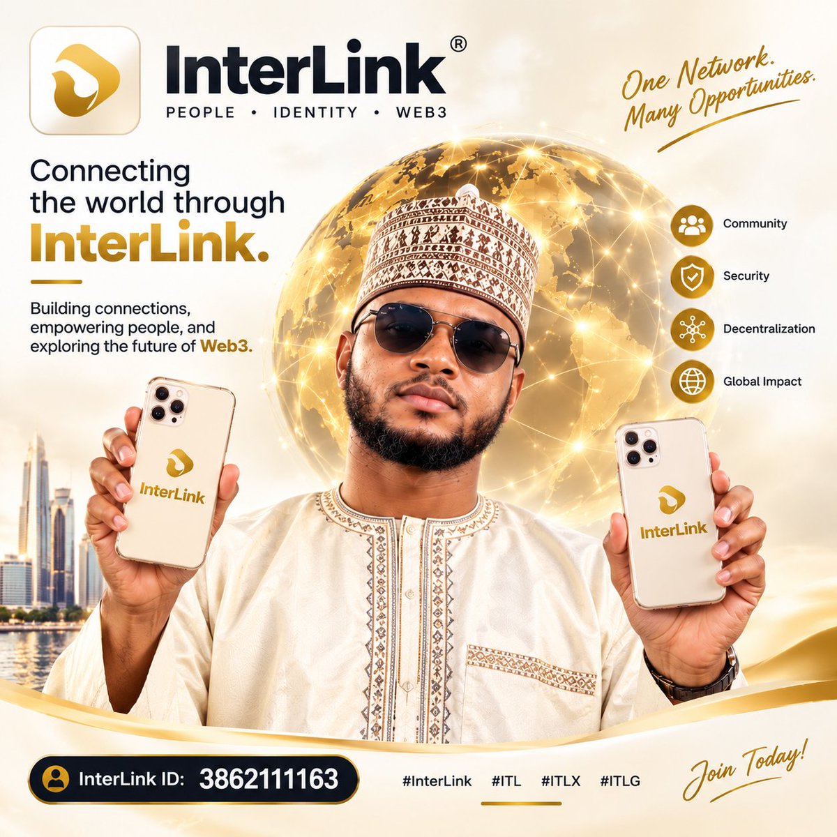 Bellokugu's tweet photo. Connecting the world through InterLink. 🌍✨

Two phones. One vision. A connected future.
Building, learning, and growing with the InterLink community.

InterLink ID: 3862111163

#InterLink #ITL #ITLX #ITLG https://t.co/6j719hDRVw