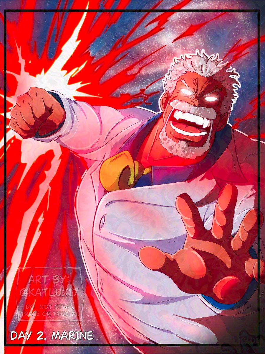 KatLux17's tweet photo. Day 2. Marine👊🏼

#OnePiece #OnePieceFanart #OPTober2026 #Garp #MonkeyDGarp #モンキー・Dー・ガープ  #ガープ https://t.co/dkJp1NRUtm
