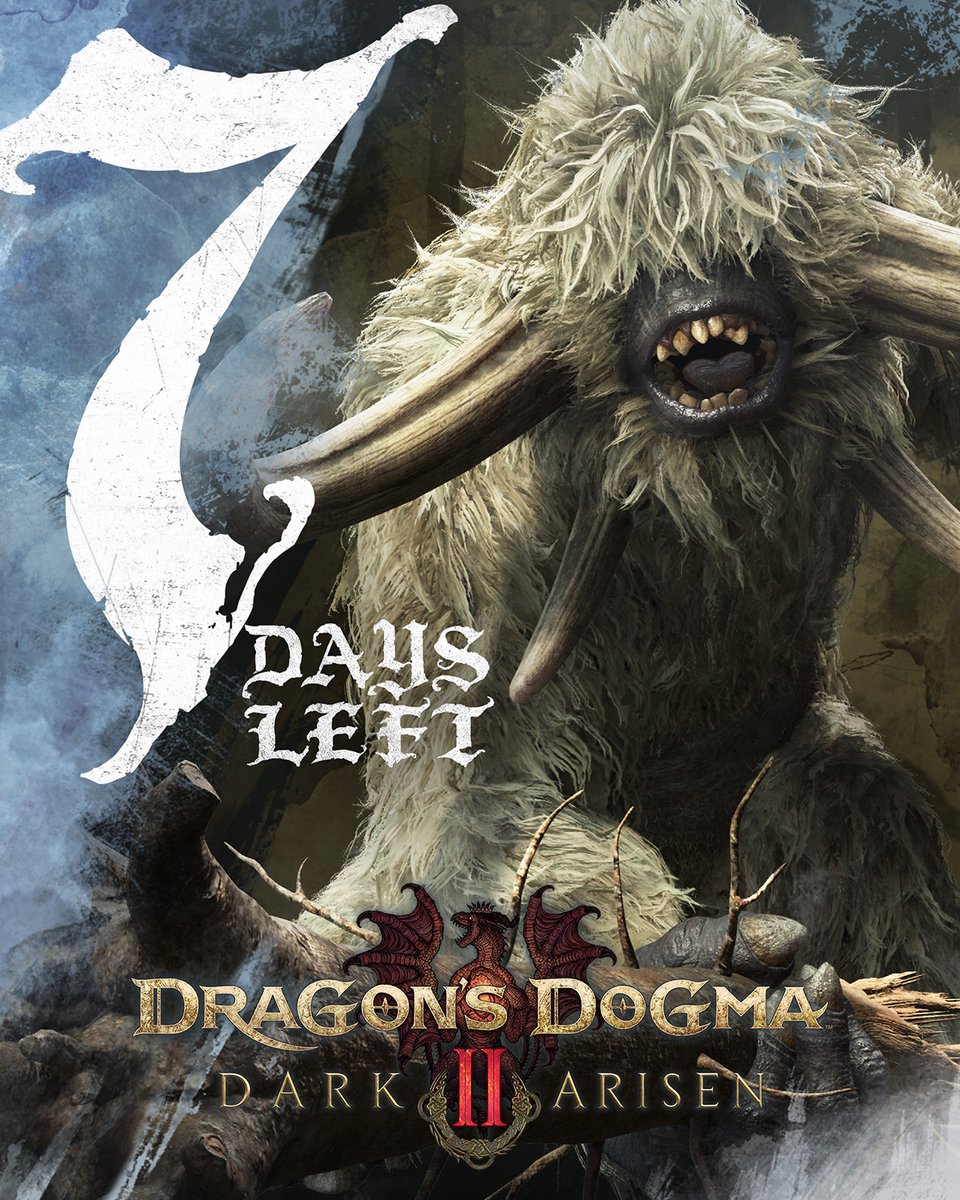 DragonsDogma's tweet photo. #DD2DA - 7 days to go until release!

It is said that Norgan, the setting for this new adventure, is home to hostile barbarian tribes and formidable monsters with unbelievable power. Those who are capable of vanquishing such fearsome foes, and those who possess a keen eye for exploration, will find themselves rewarded with powerful relics - weapons and armor imbued with hidden power.

This land, sealed away by ice and blizzards, will test the resolve of the Arisen on their journey.