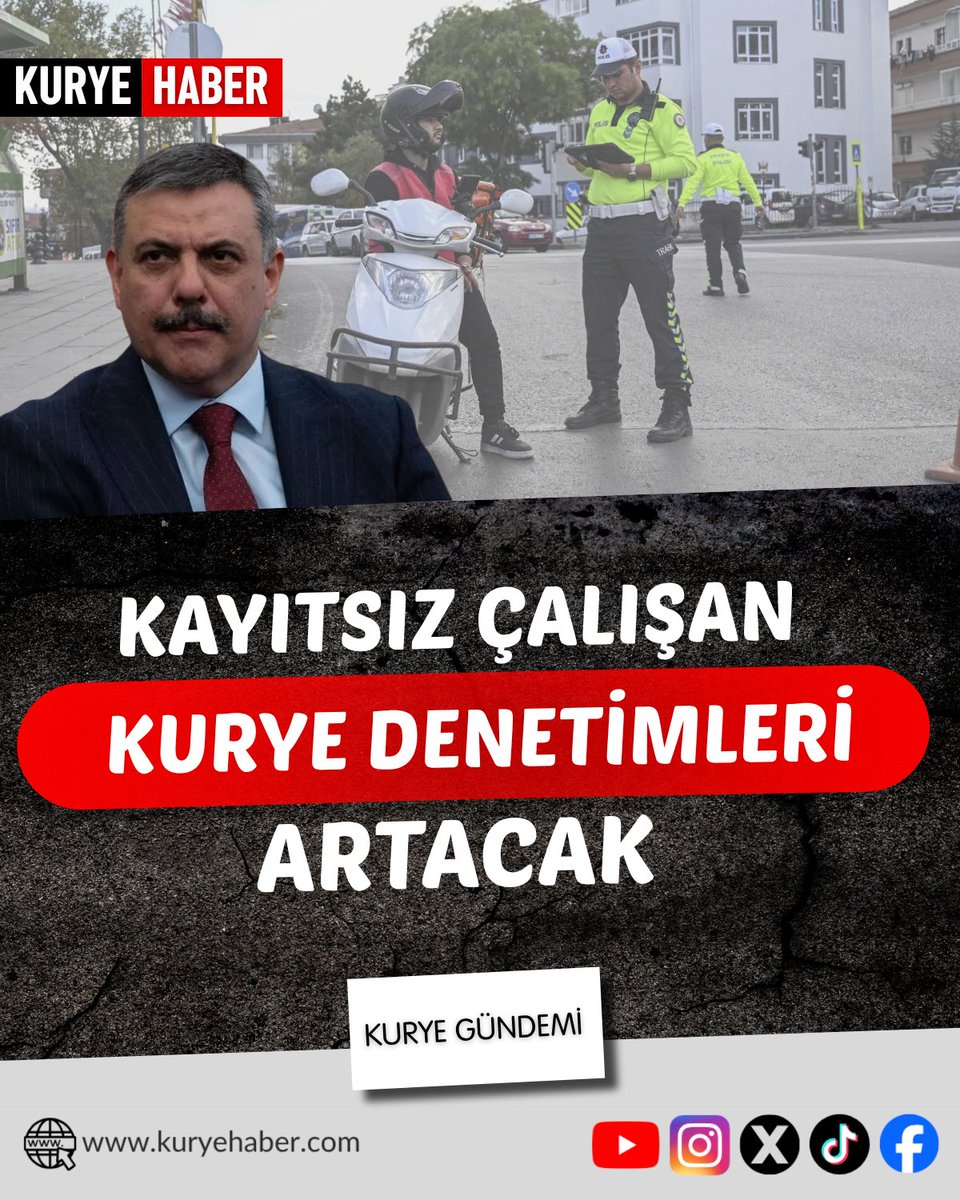 kurye_haber's tweet photo. İçişleri Bakanlığı, kayıtsız moto kuryelere sıkı denetim başlattığını duyurdu. Peki denetim sıkılaşırken kuryelerin çalışma koşulları, ücretler ve platform sorumluluğu için bir adım atılacak mı?

https://t.co/xJE1irPaZA https://t.co/bzvANsydOs