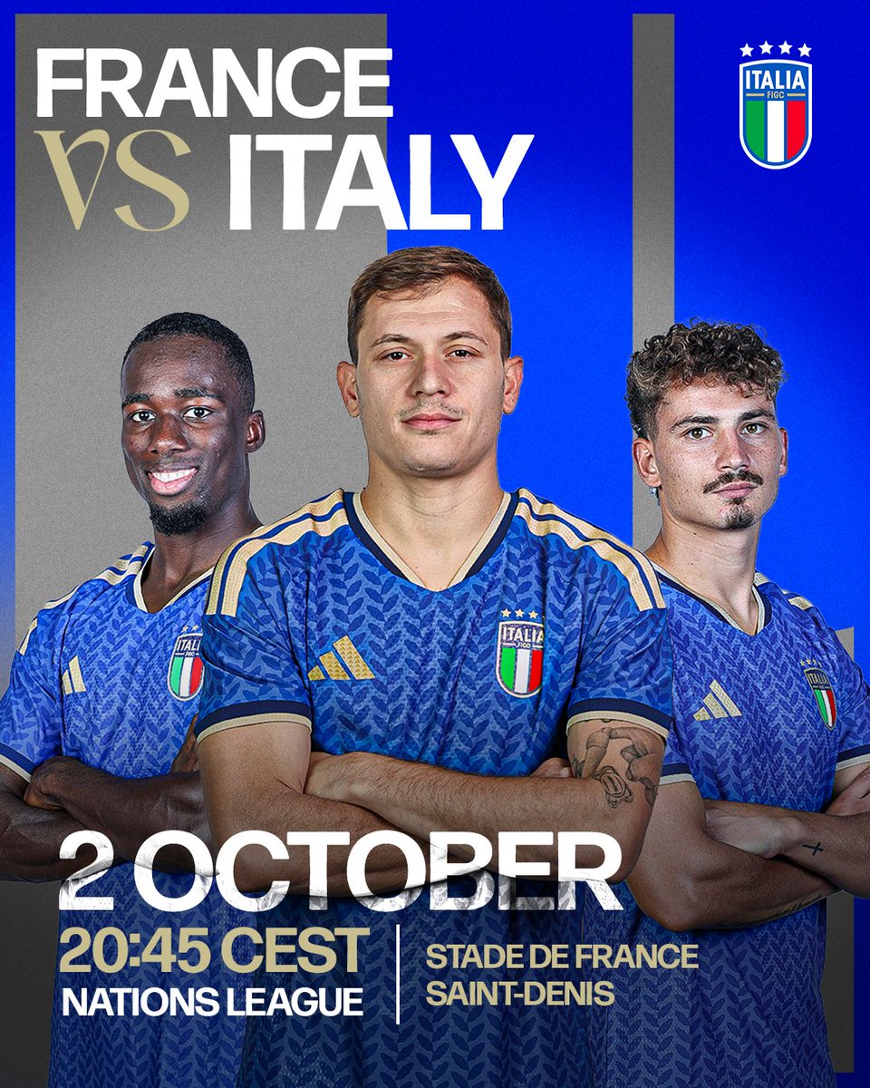 Azzurri_En's tweet photo. Matchday in Paris! 🆚

#FRAITA #Azzurri #VivoAzzurro https://t.co/6wUmc7wqju