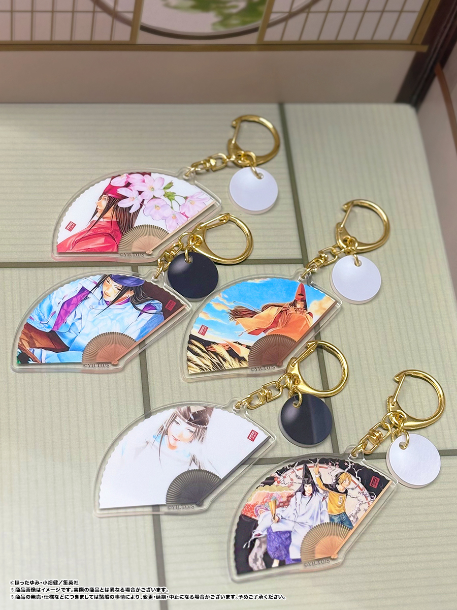 AnicraftHobby's tweet photo. 【『ヒカルの碁』グッズフェア】
10/1(木)～16(金)、全国TSUTAYA合計17店舗にて開催中の
グッズフェアより、商品のご紹介です〇●

＜商品紹介＞
・アクリルスタンド6種
・扇型アクリルキーホルダー5種

扇型アクリルキーホルダーには碁石イメージのアクリルミニパーツが付いております。

#ヒカルの碁 https://t.co/42oOvZBRkX
