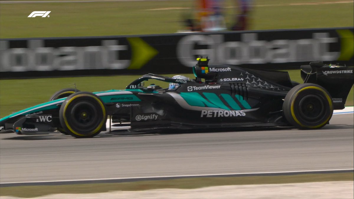 MercedesAMGPCF1's tweet photo. 🚨 George and Kimi's FP2 long runs:

George (🔴)
1:44.726
1:44.826
1:44.542
1:44.617
1:44.315
1:44.960
X
1:45.334
1:45.269
1:45.471
1:45.729
1:45.743
1:45.779
1:45.827
1:45.770

Kimi (🔴)
1:44.034
1:43.964
1:44.297
1:44.340
X
1:45.703
1:45.239
PIT (🟡)
1:43.455
1:43.985
1:44.795
1:44.908
1:44.555