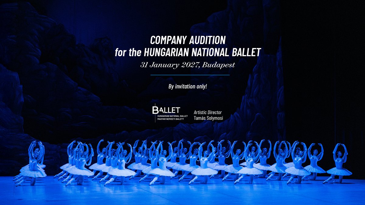 OperaBudapest's tweet photo. Audition for the Hungarian National Ballet at #OperaBudapest.
https://t.co/nLgzT4Ygg7 https://t.co/5dkQkRXiMd
