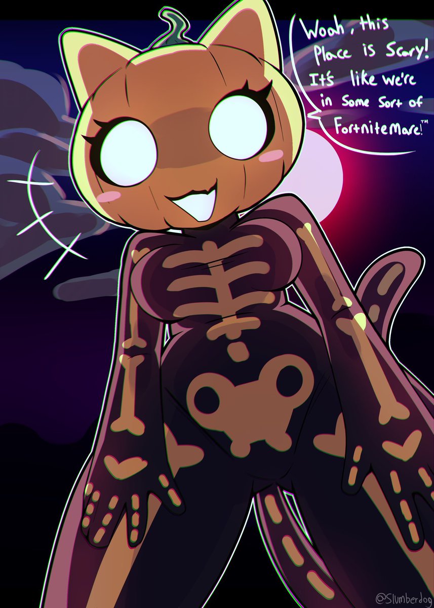 slumberdoq's tweet photo. It's the season I get to repost this
expect some more spice art rly rly soon :eyesemoji: 
#Fortnitemares #Fortnite #Spice https://t.co/yOSAbAsbru