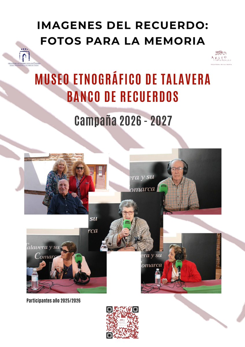 Muset_Talavera's tweet photo. IMÁGENES DEL RECUERDO: FOTOS PARA LA MEMORIA  📸📷¿Tienes una caja llena de fotografías antiguas que guardan momentos de tu pasado y de nuestra ciudad? No dejes que esos recuerdos se pierdan. Tu pasado es nuestro patrimonio común. Más información: 925 814903. ¡Les esperamos! https://t.co/xPqldnZmlU