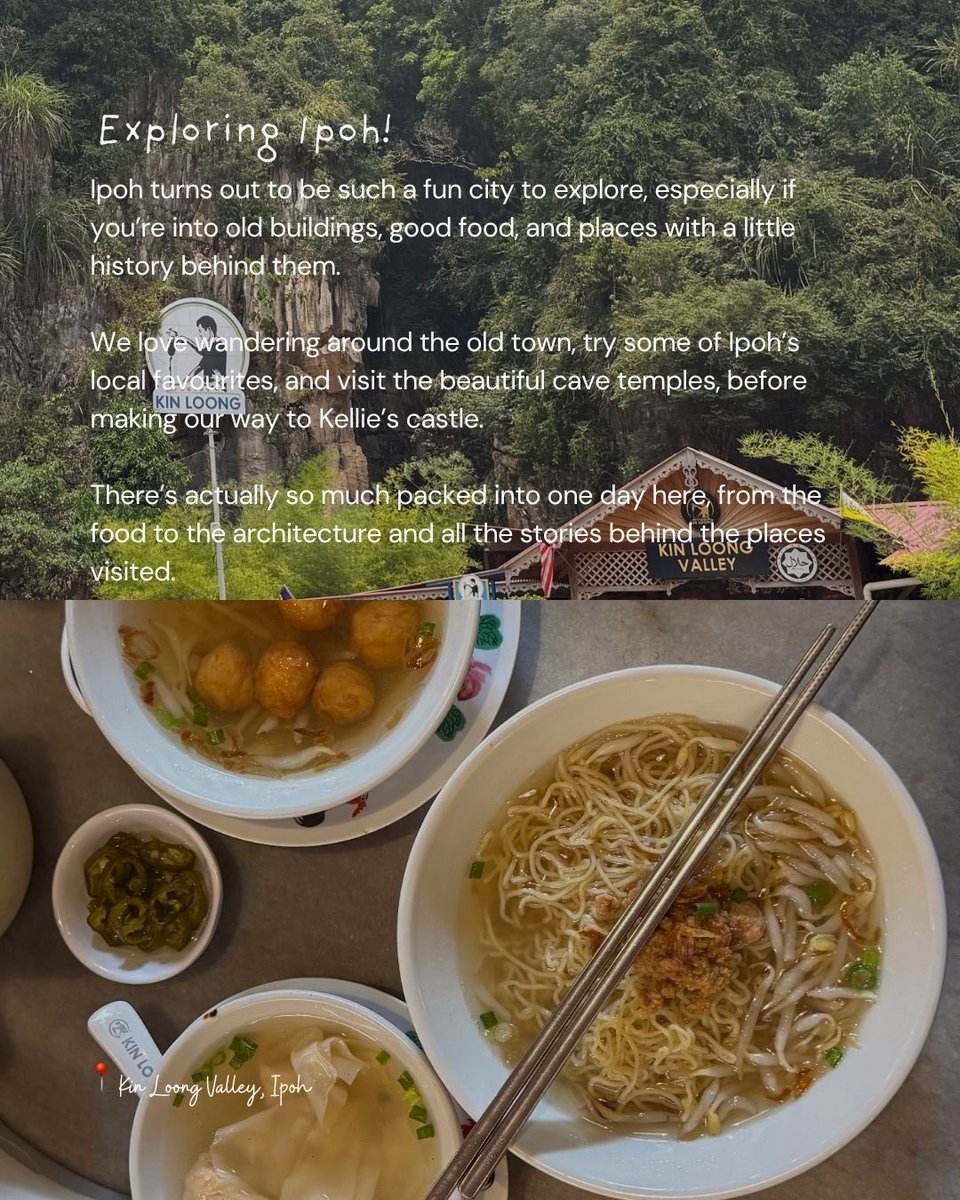 gayatravel's tweet photo. Ipoh + Penang, we really did the most! ✨

From chasing Ipoh’s legends to exploring Penang’s countryside, going up Penang Hill and ending the day with an immersive show at UMI UMI… safe to say this trip had a bit of everything.

Here’s what we tried with Klook: https://t.co/ixKSfnPA34
