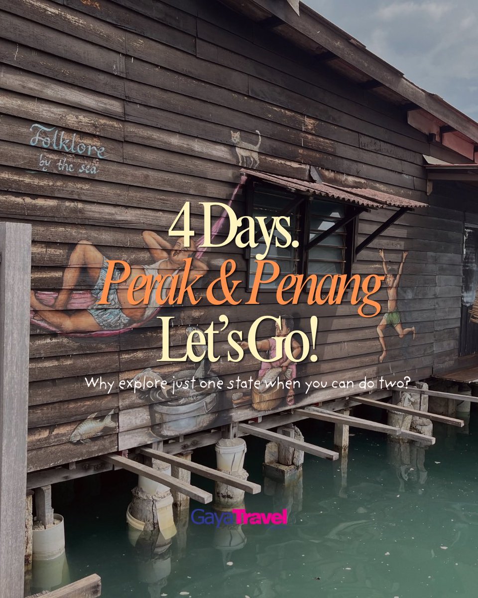 gayatravel's tweet photo. Ipoh + Penang, we really did the most! ✨

From chasing Ipoh’s legends to exploring Penang’s countryside, going up Penang Hill and ending the day with an immersive show at UMI UMI… safe to say this trip had a bit of everything.

Here’s what we tried with Klook: https://t.co/ixKSfnPA34