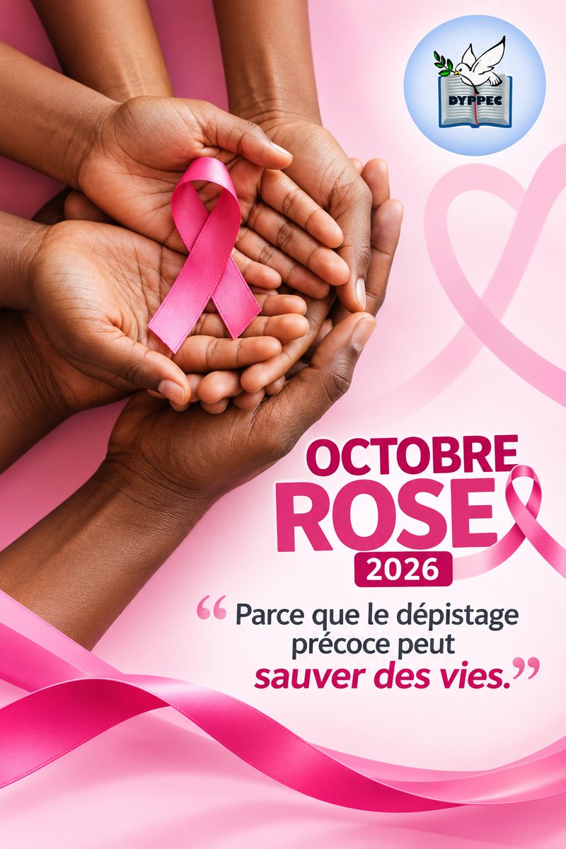 Dyppec's tweet photo. «Parce que le dépistage précoce peut sauver des vies. » 🎀

 L’association DYPPEC soutient Octobre Rose et s'engage aux côtés de toutes les femmes dans la lutte contre le cancer du sein.

#OctobreRose #Prévention #Dépistage #CancerDuSein #TousEnRose https://t.co/oW2lmS4K6o