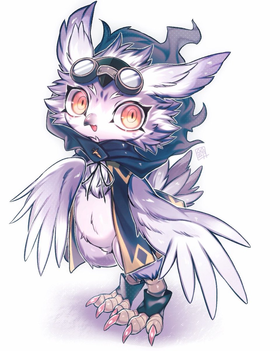 0suzu_illust's tweet photo. ヤットパウル🪽 https://t.co/cwTjkz7A5u