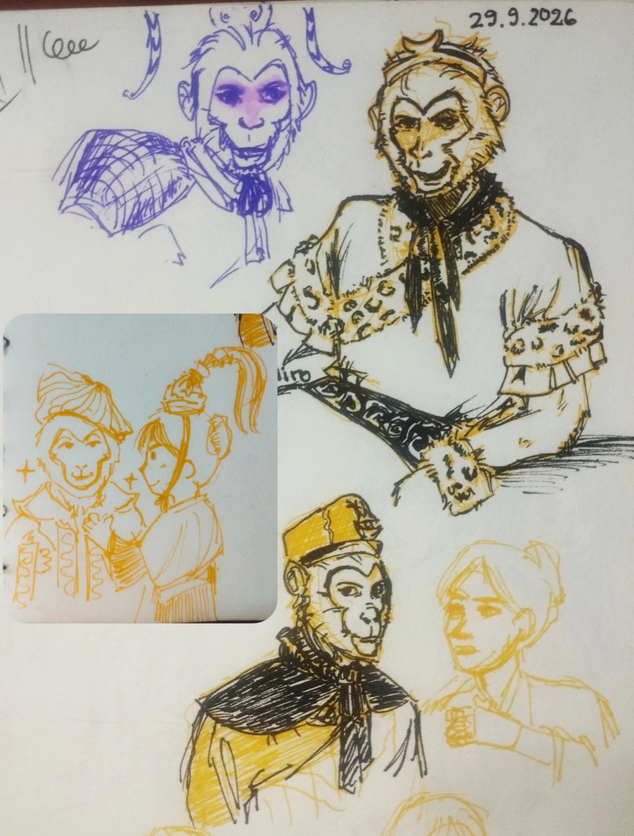 Mirominamoto's tweet photo. BMW got me back to jttw 
So I guess I gotta start drawing every Wukong version I enjoy :]
1986 
#wukong #jttw #yumeship? https://t.co/ZzzLzP5Cah