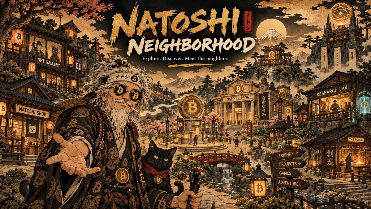 Natoshiskmto's tweet photo. I’ve been working on something bigger for $NATOSHI.

🏘️ NATOSHI NEIGHBORHOOD

A living, explorable world built around the Ember ecosystem.

Real Ember projects.
Real buildings.
Real stories.

Each project could have its own place in the Neighborhood — a house, shop, lab, HQ… with its story, official links and everything you need to discover it.

Natoshi and his black cat will be your way into the world.

Explore. Discover. Meet the neighbors.

This is only the beginning.

🔥 Welcome to the Neighborhood.

#ember #memecoin #crypto #degen #natoshi