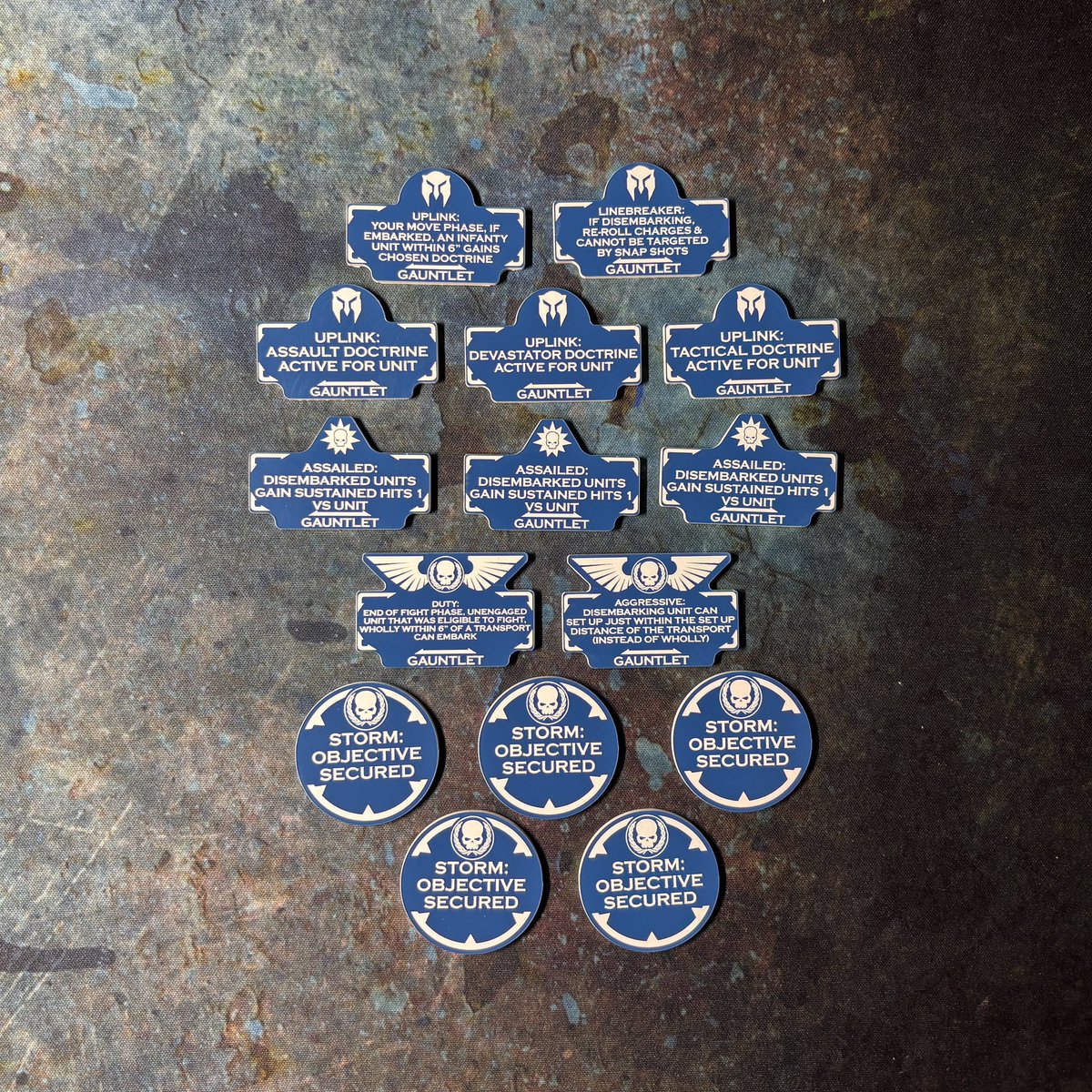 ppaintedstudios's tweet photo. ⚔️ All our codex-compliant Battle Brother detachment token sets are now available:

https://t.co/63wa36oPft https://t.co/BsIx5tOkiN