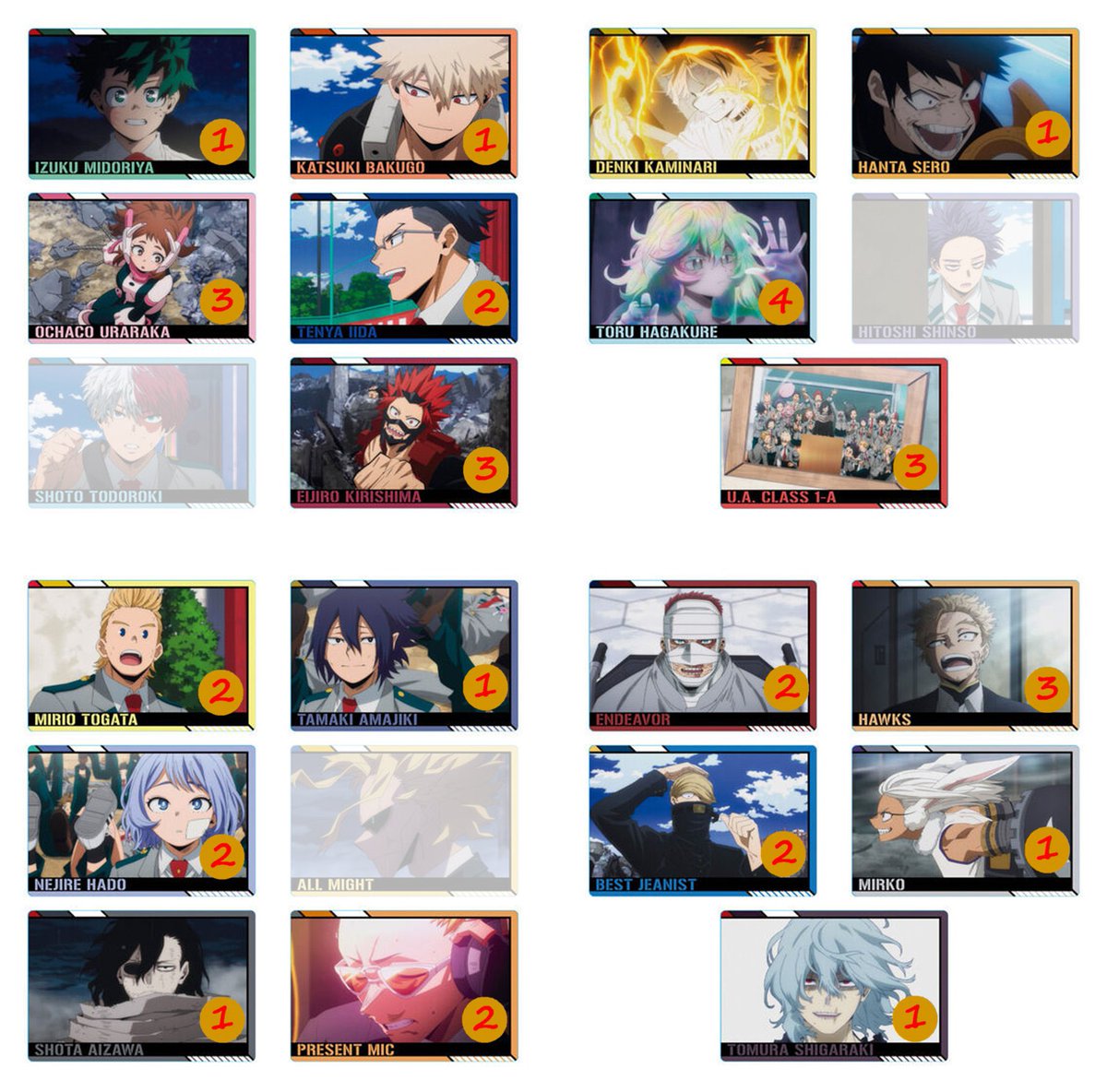 182_129's tweet photo. 【交換】僕のヒーローアカデミア ヒロアカ カードソフトクッキー

譲
画像参照
※緑谷＆爆豪は交換のみ

求
画像参照
or
1枚¥100（定価¥198）+梱包費¥100+送料
or
異種　緑谷
異種　爆豪
※ご提示ください

郵送対応のみ
お気軽にご連絡ください。 https://t.co/IxkJn030Oh