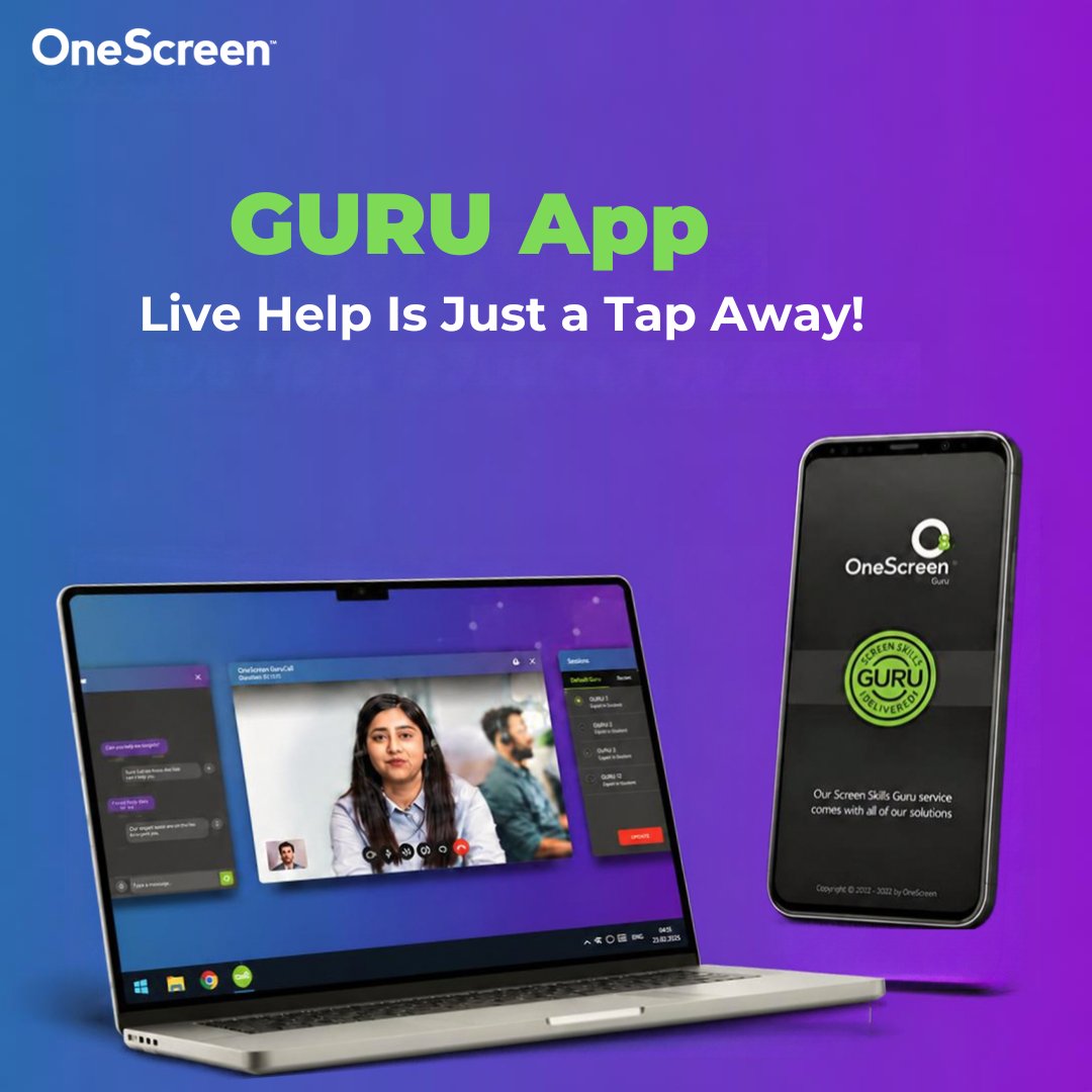 OneScreenGlobal's tweet photo. Need help setting up? There's an app for that and a GURU always there to assist. Live help, 24/5, free ↓

https://t.co/cRa4dQ65BZ https://t.co/lq32JuU94a
