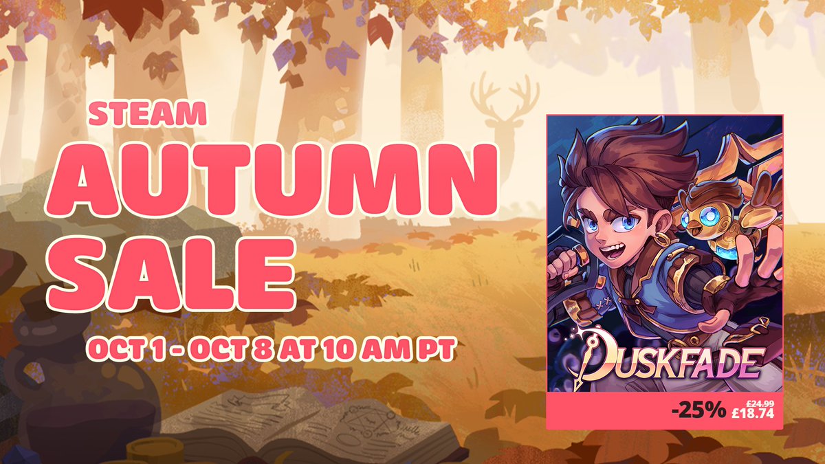 WeirdBeluga's tweet photo. Duskfade is on sale for 25% off right now on Steam!✨

https://t.co/si6BizEDyS https://t.co/LuByBGTwqa