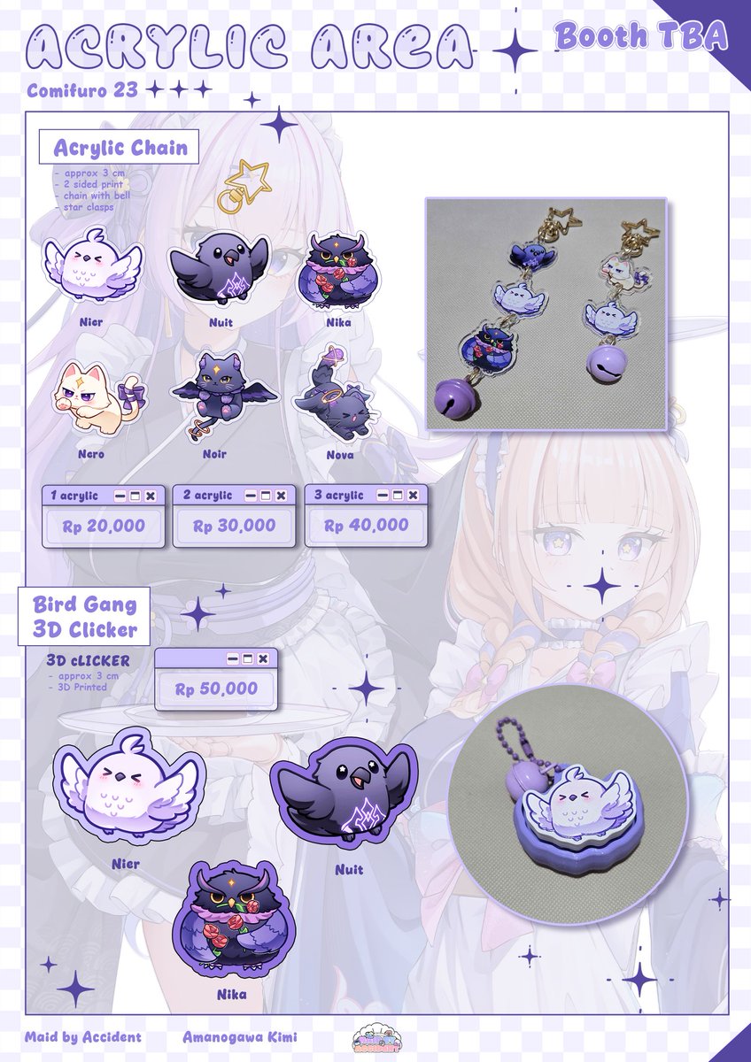 AmanogawaKimi's tweet photo. [ 2/4 ]
#comifuro23 #comifuro #cf23catalogue #MaidbyAccident #CF23 https://t.co/1BPv97wTSf