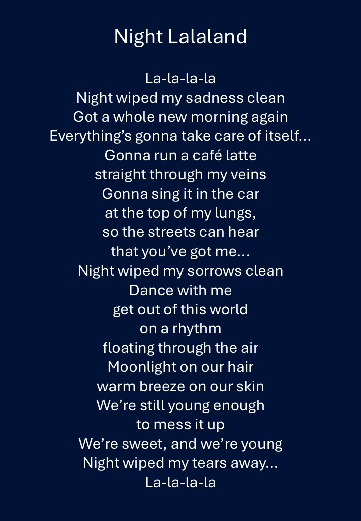mothaverse's tweet photo. Dance with me
get out of this world
on a rhythm
floating through the air
Moonlight on our hair
#poem https://t.co/j4qGX1xjxk