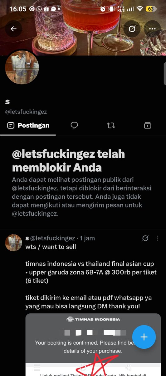 skylalakala's tweet photo. Guys hati penipuan ya untuk yg mau beli tiket FINAL TIMNAS
#aseancup #indonesia #thailand #timnas https://t.co/6ScSlFPRxl