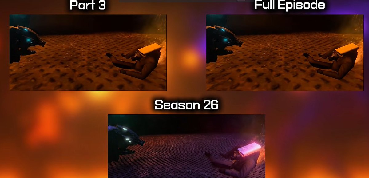 vott_one's tweet photo. Can someone explain me, how people can hate Strider`s quality, when it actually better? Look at the boom`s ground and how strider glow up it. Very low quality scene VS scene with better textures and lighting. #LetStriderCOOK https://t.co/5CztEhkwZi