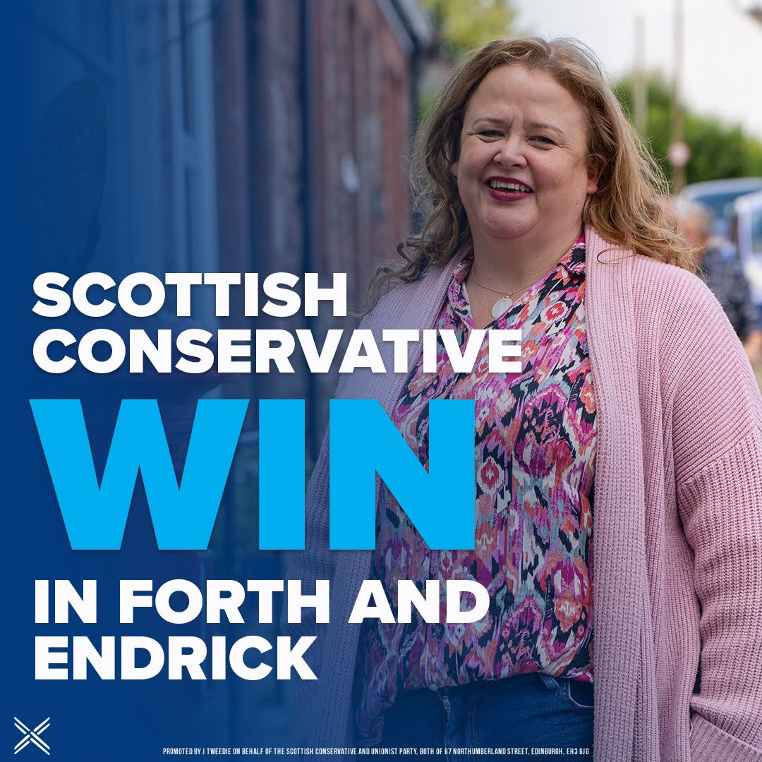 CwoScotland's tweet photo. Congratulations to our newest @ScotTories female Councillor Katie Harrison in the Forth and Endrick Ward! She ran a brilliant campaign and we are delighted! She will make an excellent local representative 💙🇬🇧 https://t.co/b5jnOsDOI2