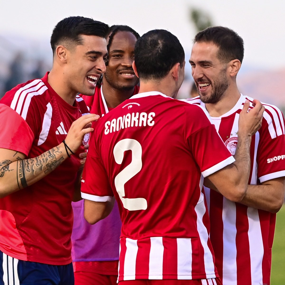olympiacosfc's tweet photo. Because some moments deserve a smile 😀❤️

#WorldSmileDay https://t.co/gzZa9j6kJW