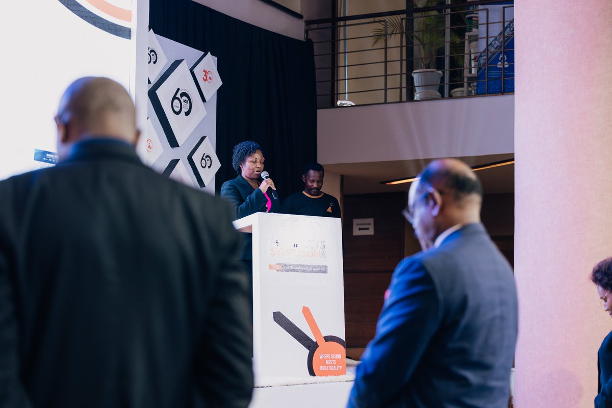 UgArchSociety's tweet photo. The #ArchitectsSymposium is underway, bringing together industry stakeholders to reflect on the history &amp; evolution of Ugandan architecture🛖🏘️

We mark 60 years of the Uganda Society of Architects &amp; 30 years of the Architects Registration Board

#USAat60 #ARBat30 #UgArchSociety https://t.co/cQqDUXl82u