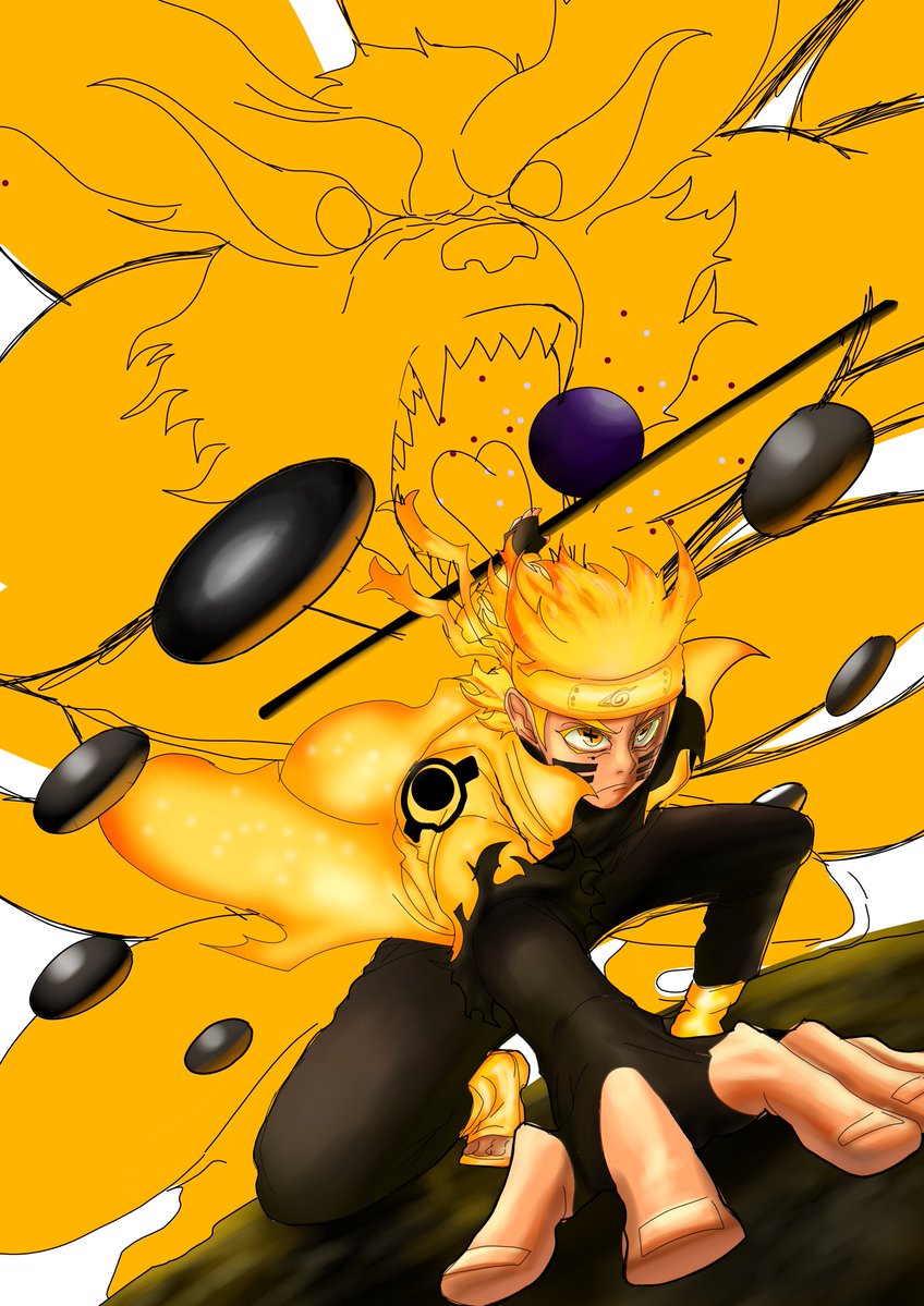 AnraBobby95141's tweet photo. Naruto Uzumaki  rikudo Mode 🔥🦊

One of Naruto's most powerful and iconic forms.

I had to draw this moment with Kurama. ⚡

What do you think? 👀

#Naruto #NarutoUzumaki #rikudoMode #Kurama #Boruto #NarutoFanart #AnimeArt https://t.co/gDOcXhG63t