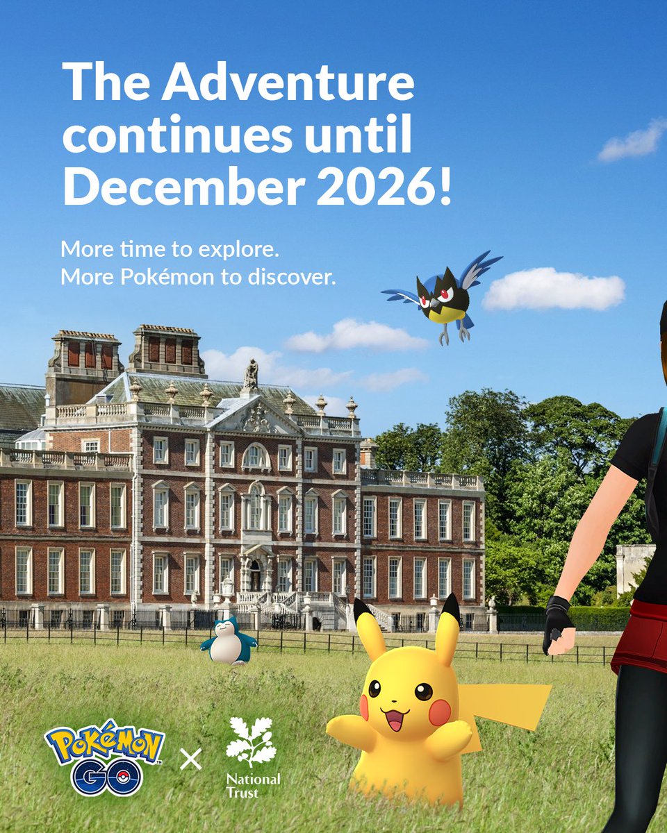 pokemongoappuk's tweet photo. The leaves are turning brown ๐ and it's time to get your boots on and head out to your local National Trust site as the adventure continues!
#PokemonGO #PokemonGOCommunity #PokemonGOUK https://t.co/hHJuv7KHqE