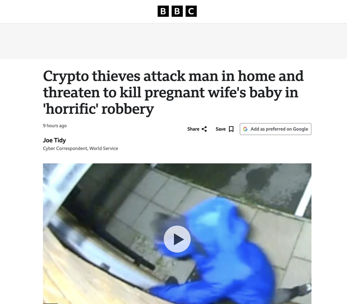 RCaldwellTX's tweet photo. Would you post your bank balance next to your home address?

That's effectively what happens when a leaked identity meets a public wallet.

Stories like this one are why I moved to $XMR. https://t.co/pO93hSDcar